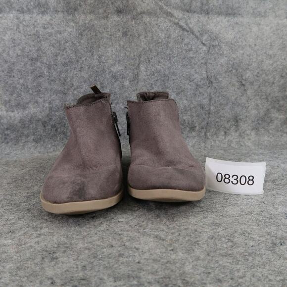 Old Navy Shoes Kids 11 Bootie Toddler Baby Casual Dark Grey Zip Fashion Classic - Picture 4 of 15